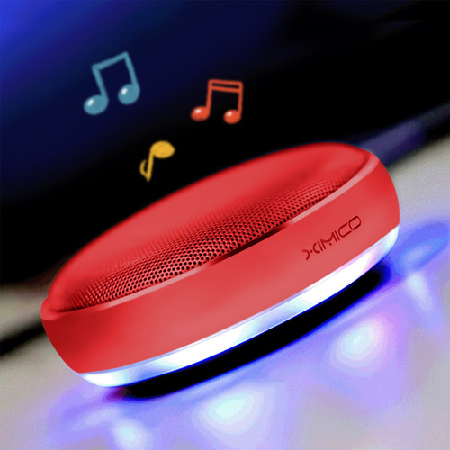 Altavoz De Ducha Bluetooth Portátil Con Colorida Tapa Parpad