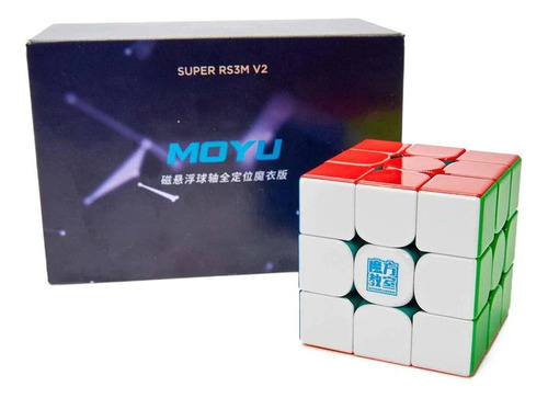 Cubo Rubik 3x3 Moyu Super Rs3m V2 Uv Ball Core