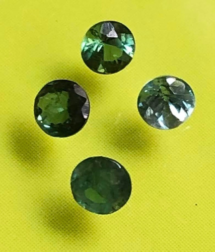 Heliodoro 0.475 Cts Redonda Kit 04 Pedra Praziolita Precios
