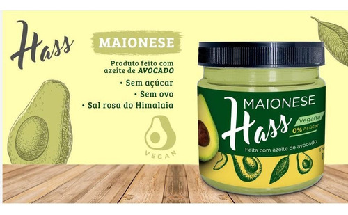 Maionese Com Azeite De Avocado 180g - Hass