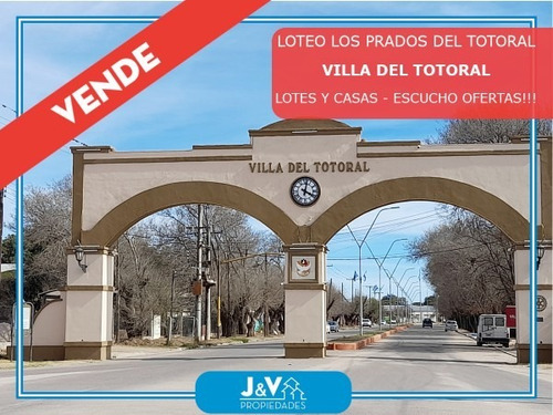 Vendo Loteo Los Prados Del Totoral. Villa Del Totoral