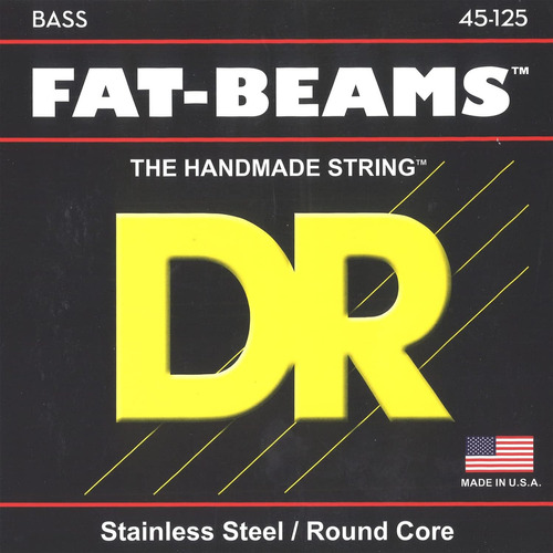 Fat-beam - Cuerdas Para Bajo (fb5-45), Color Plateado