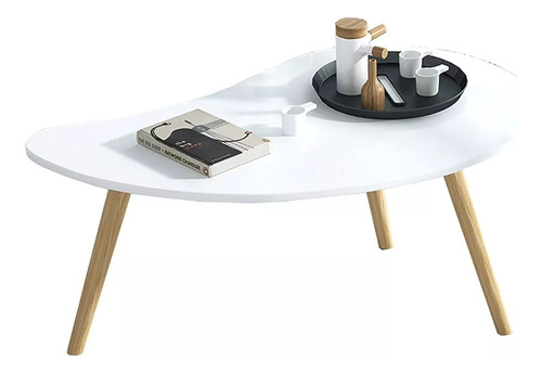 Mesa De Centro De Madera Minimalista Mesa Auxiliar Salón