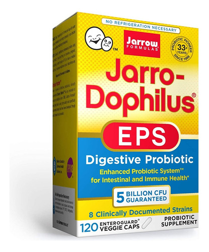 Jarro-dophilus 120caps Jarrow - Un - Unidad a $2278