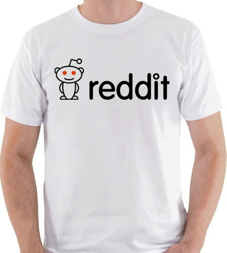 Camiseta Reddit Robô Logo Site Internet Geek Camisa Blusa