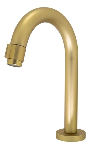 Torneira Lavatório Slim Tube Gold Baixa