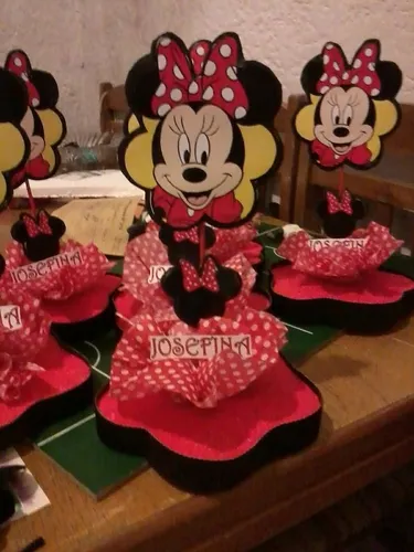 Centros De Mesa Infantiles Super Originales Cars Mickey