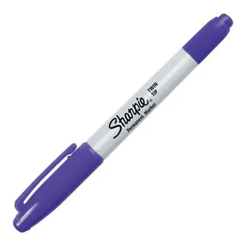 Marcadores Sharpie Doble Punta Twin Tip Violeta 12 1812779 C