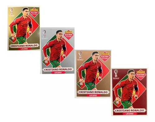 CRISTIANO RONALDO PRATA - EXTRA LEGEND (Portugal) - Figurinha