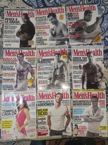 Revistas Men's Health Varios Numeros Años 9, 11, 13 Y 17