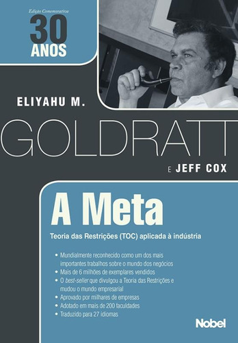 A meta, de Goldratt, Eliyahu M.. Editora Brasil Franchising Participações Ltda, capa mole em português, 2015