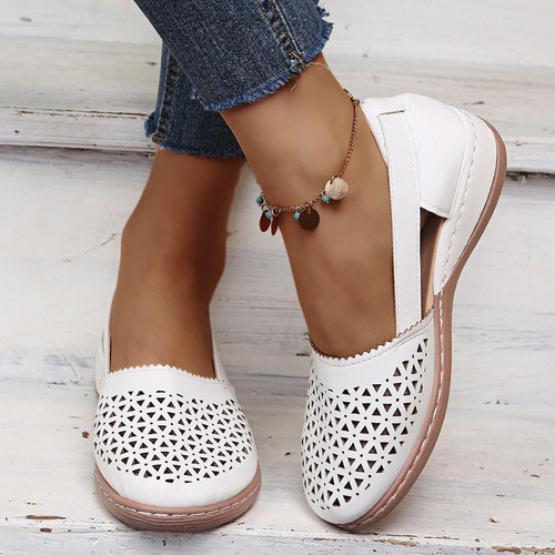 Sandalias Elásticas Cómodas Y Transpirables Para Mujer