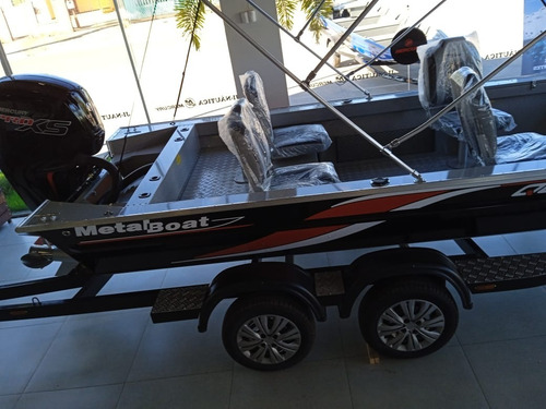Lancha Metalboat Quest 195 Mercury 115 Reboque 2 Eixo