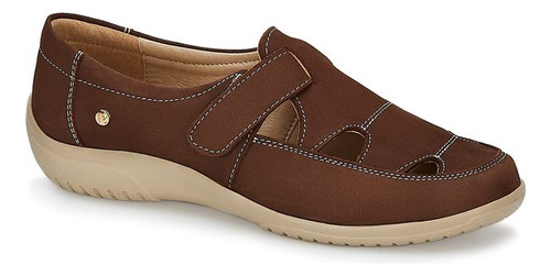 Huarache Formal Pr36891r Suela Antideslizante Ligera Café