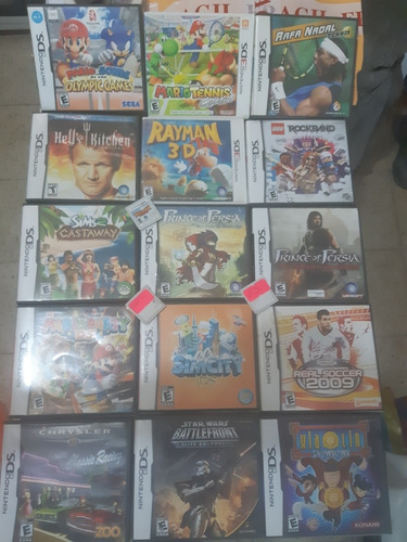 Nintendo Ds Juegos Originales Remate Oferta X Lote Unidad