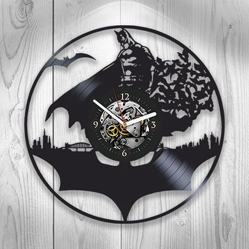Batman Reloj Batman Año Nuevo Regalo De Vinilo Reloj De Pare | Envío gratis