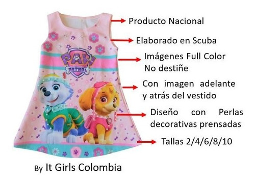 Imagen 4 de 6 de Vestido Para Niña Moana - Ig