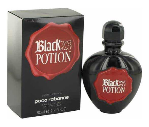 Black Xs Potion Paco Rabanne 80ml Raro
