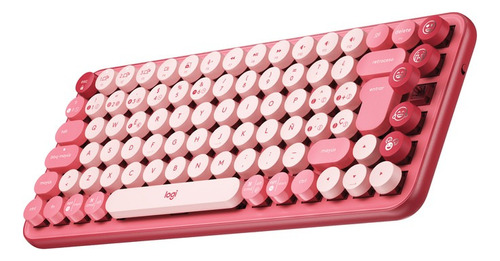 Teclado Logitech Pop Keys Inalámbrico Qwerty Bt Español