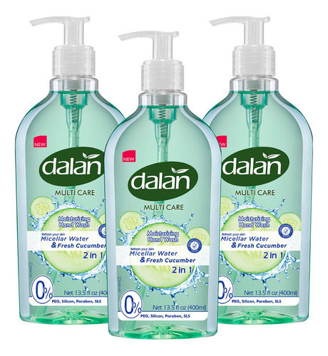 Jabón De Manos Dalan Fresh Cucumber Multicare Ultra Hidratan