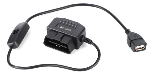 Cable De Carga Usb Obd2 De 18,7 Pulgadas, Conector De 16 Pin