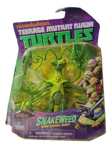 Figura De Acción Tmnt Nickelodeon Snakeweed Playmates