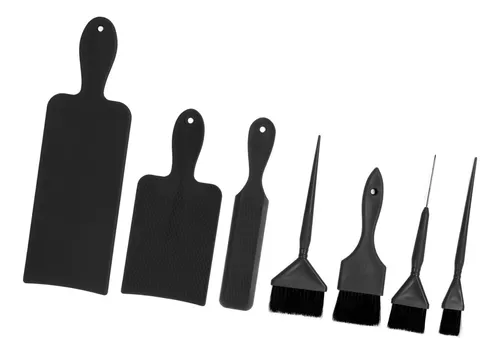 Juego De Tablas Y Paletas De Balayage Negras Y Negras, 7 Pie