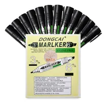 Comprar Caja De Marcadores Permanentes Doble Punta X12