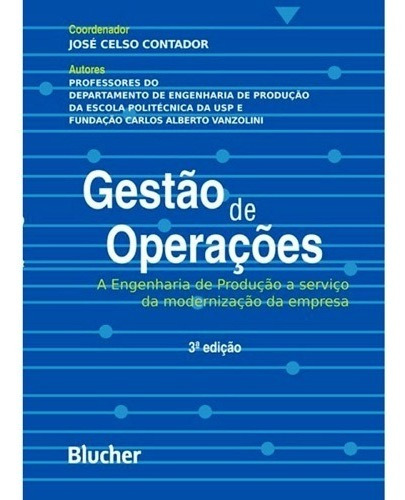 Livro Gestão De Operações - 3ª Edição