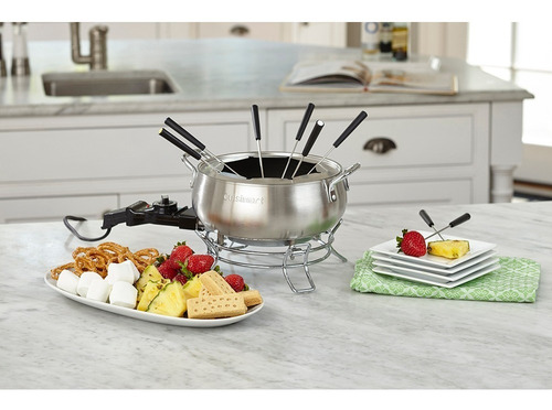 Olla Fondue Electrica Acero Inoxidable Cuisinart 12 Tazas