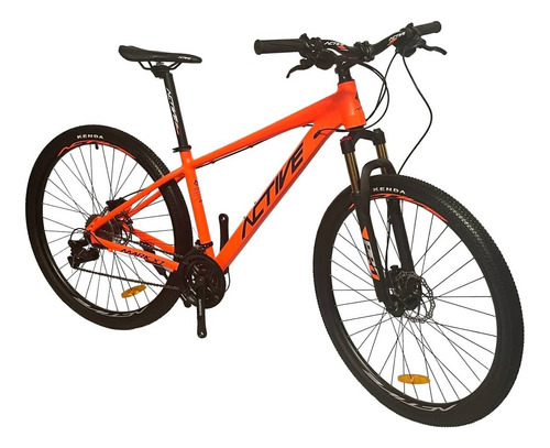 Bicicleta Aro 29 Montañera Fuxion 27 Cambios Nuevas Color Naranja Tamaño Del Cuadro S