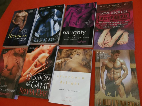 Novelas Románticas Eróticas En Inglés Lote 8 Libros Impecabl
