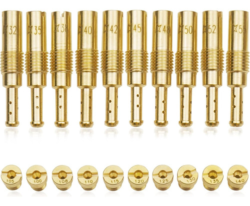 Kit De 20 Piezas Carburador Principal Pwk Keihin Oko Cvk Pwm