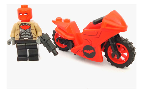 Lego Minifigura Dc Red Hood Y Moto