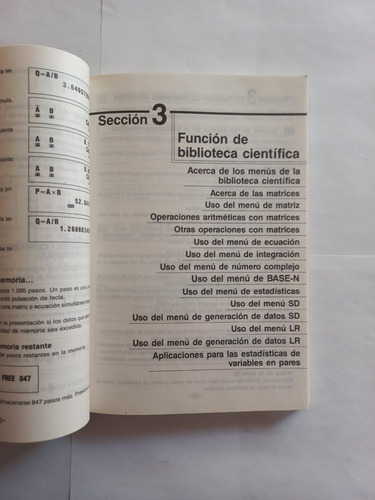 Manual De Usuario - Calculadora Científica Fx-5500l (Usado)