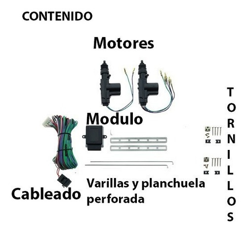 Imagen 4 de 5 de Alarma Auto X28 Z10 Con Sirena Volumetrica + Cierre Centralizado Electrico Universal 2ptas Zuk