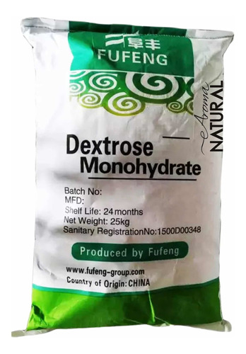 Dextrosa 25 Kg Bulto Dextrosa Monohidratada Premium 