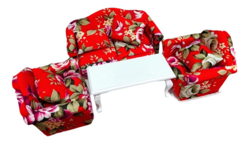 1:12 Muebles De Casa De Muñecas Sofá Accesorios Estilo A