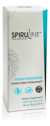 Spirulina Inmuno Antioxidante X100cap Spiruline Zinc Selenio