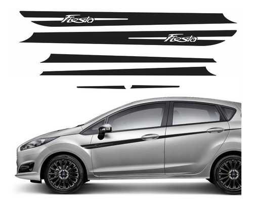 Adesivo Faixa Ford New Fiesta Fsta01