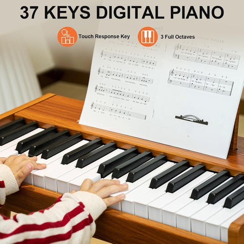 Teclado De Piano Para Niños De 37 Teclas, Instrumento ...