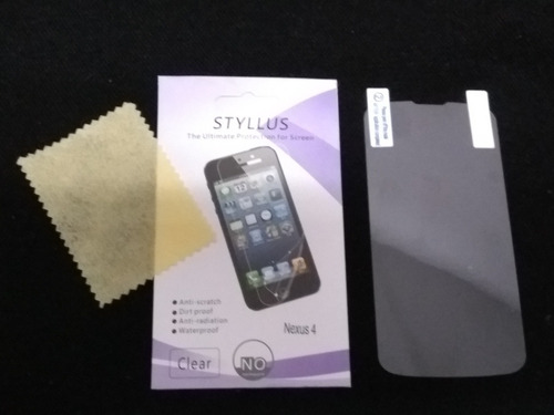 Imagem 2 de 5 de Kit Com 8x Película Frontal LG Nexus 4 Novo
