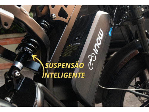 Inow V20 Bicicleta Eletrica 1000w Com Banco Extensor +alarme