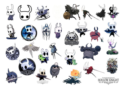 Pegatinas Stickers Calcomanía Para Auto Moto Hollow Knight