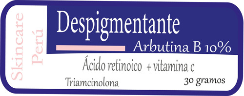Despigmentante Arbutina + A.retinoico