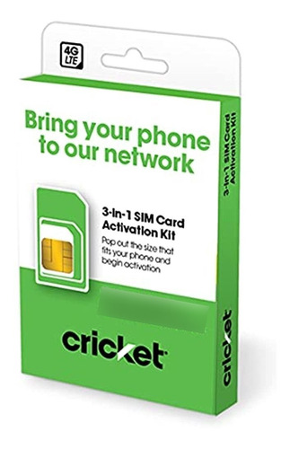 Kit De Sim 3 En 1 Inalámbrico De Cricket - Traiga Su Propio