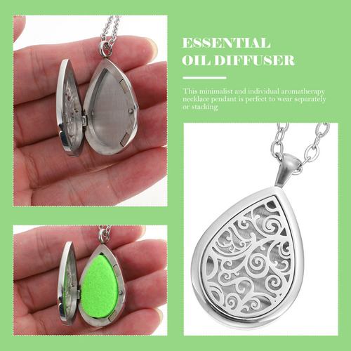 1 Conjunto De Difusor Portátil De Pingentes De Aroma Delicad