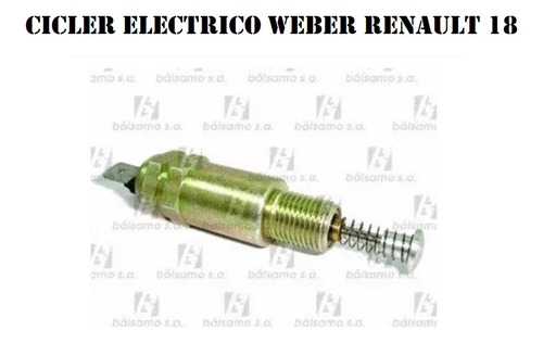Cicler Electrico Weber Renault 18