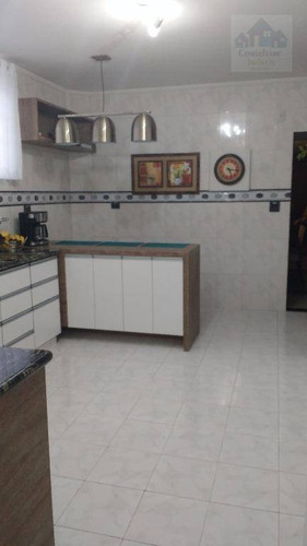 Casa Com 4 Dormitórios À Venda, 153 M² Por R$ 749.000,00 - Jardim Independência - São Vicente/sp - Ca0373