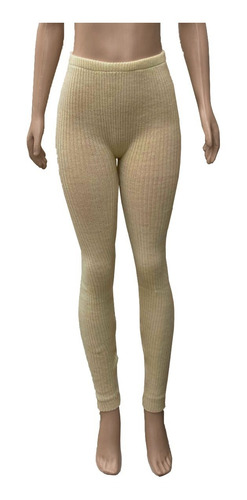 Imagem 6 de 9 de Kit 7 Calça Fusô Canelada Frio Lã Tricô Feminina Masculino
